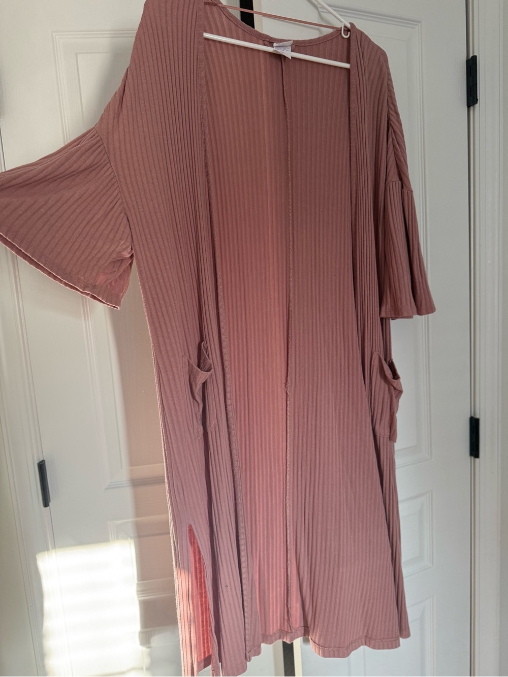 Peach Long Cover Up - Picture 2 of 3